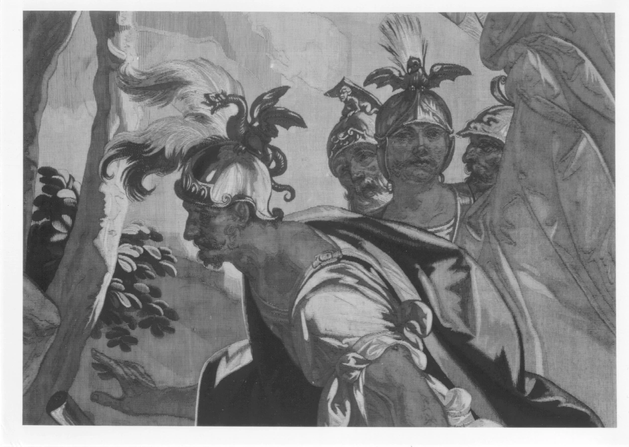 Arazzo - Annibale valica le Alpi, Musei Reali, Palazzo Reale, Torino, dettaglio